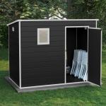 Efficiently Organize Your Garden Tools with W236xD130xH194cm Lockable Garden