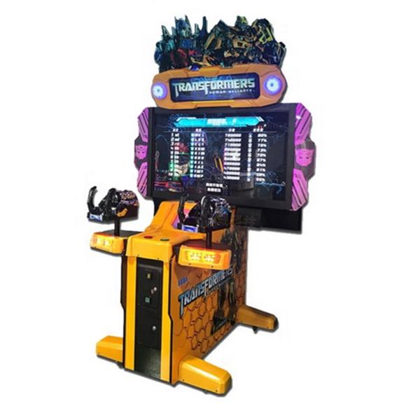 Indoor Amusement Park Coin Operated Games Arcade Coin Operated Transformers Gun Shooting Simulator Video Game Machine