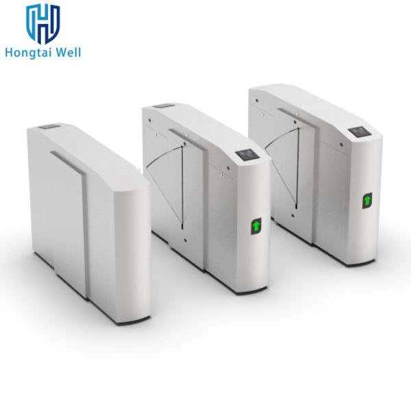 Buy RS485 Interface Retractable Flap Barrier QR Code Turnstile 25W at wholesale prices