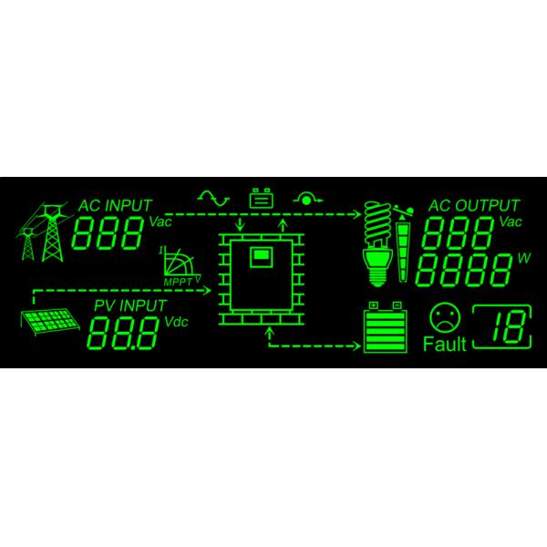 Home Modified Sine Wave Solar Off Grid Inverter Built in PWM Charge Controller