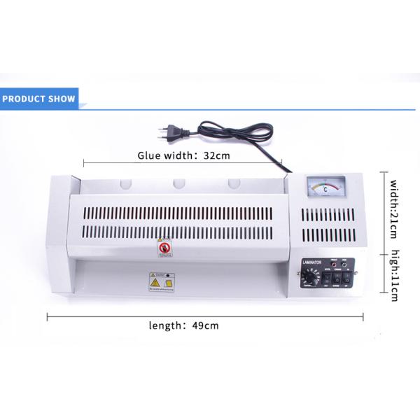 7.5Kg Paper Size A3 Desktop Laminator with Excellent Sealing and Sealing Performance