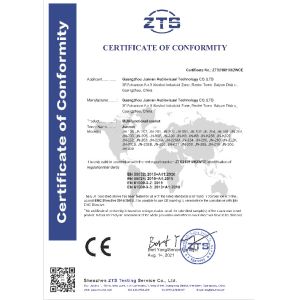 Guangzhou Junnan Audiovisual Technology Co., Ltd. Certifications