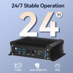Intel Core Series Processor Industrial Fanless Computer Mini PC With Dual LAN