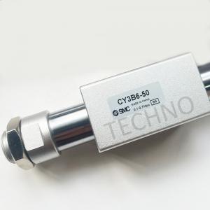 Quality CY3B6-50 Piston Pneumatic Cylinder SMC Magnetically Coupled Rodless Stroke 50mm for sale
