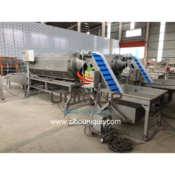 304 Stainless Steel Destone Cassava Peeling Machine Potato Carborundum Roller Peeler