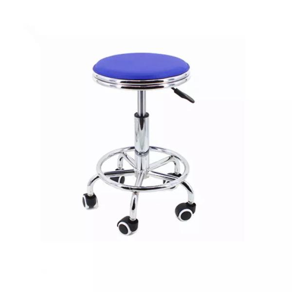 Buy Movable Computer Lab Stools Durable Pu Rolling Lab Stool Chair 5 Wheels at wholesale prices