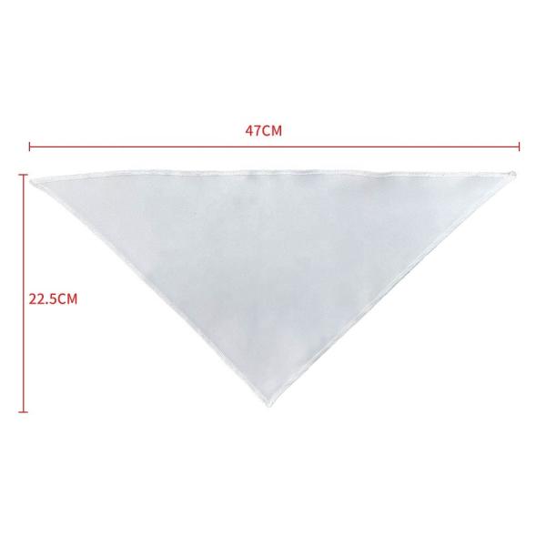 Blank Sublimation Pet Scarf DIY Custom Printed Polyester Sublimation Dog Bandana