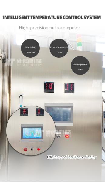 Buy PLC Control Continuous Nuts Baking Oven Peanut Roasting Machine Nuts Oven at wholesale prices