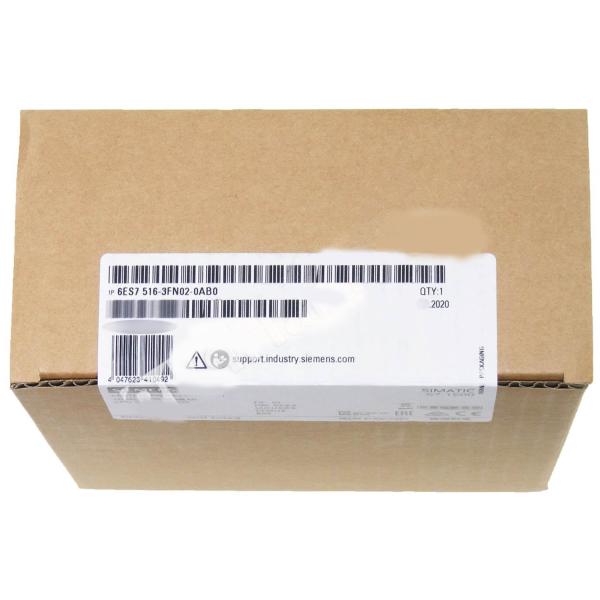 SIEMENS 6ES7516-3FN02-0AB0 PROFINET IRT WITH 2-PORT SWITCH, 25 NS BIT PERFORMANCE, INCLUDING PUSH-IN FRONT CONNECTOR