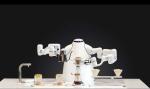 Double Arm Robot Coffee Machine RGB Beverage Cafe Robot Espresso