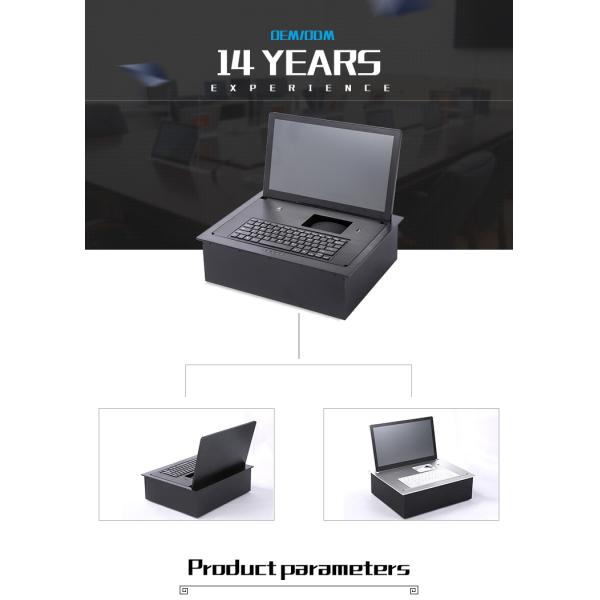 ODM Flip Up Monitor 17" Flip Down Monitor 105 Degree