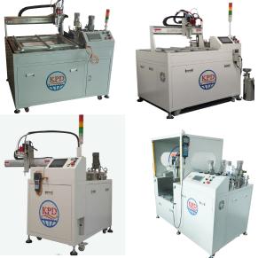 Quality Float Switch Sensor Glue Potting Machine with LED Lights for sale