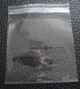 Quality Promotional Plastic Clothing Packaging Bags / White Clear Self Adhesive Seal Plastic Bags for sale
