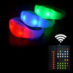 433MHz Wireless DMX Controller 10 Zone For Stage Lighting Control LED Bracelet