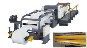 Automatic High-speed Helical-knife Paper Roll Sheeter Stacker, for 1-rol, 2-roll, 4-roll, 6-roll