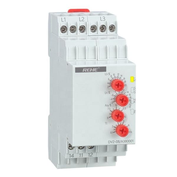 Buy DV2-08 Good Quality Voltage Monitor Three Phase Power Supply AC/DC Voltage Monitoring Relay at wholesale prices