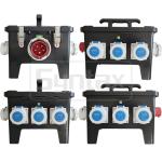 Syntax MP24 32A Portable Rubber Power Distro With RCBOs & MCBs Protection For