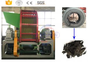 China Factory price high capacity waste tyre used tire shredder machine for sale on sale
