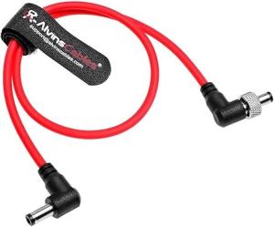 Quality Alvin's Cables Locking DC to DC Cable for Atomos Ninja V Shogun, 5.5 2.1 Locking DC Right Angle Ultra Soft Cable for Video Devices PIX-E7 PIX-E5 for sale
