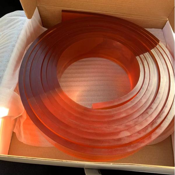 Rotary Printing Machine Parts PU Scraper Zimmer Stork Printing Squeegee Rubber Material Various Size