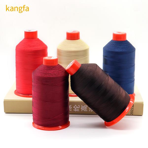 High Temperature Industrial Materials Bonded Nylon Polyester Tex70 210D/3 Thread Twisted