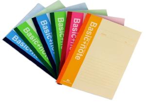 Cheap Soft Cover Notebook with different size (A4, A5...) and different color cover( Red, Blue...)