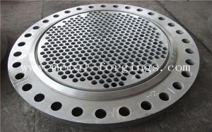 Quality Tube Sheet Double Stainless Steel Forged Disc 1.4462, F51, S31803 F60, S32205 F53, S32750 for sale