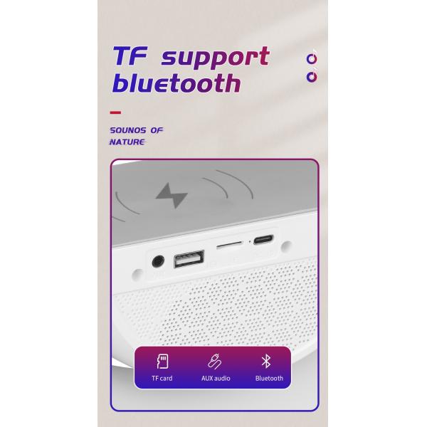 8 Hours Wireless Bluetooth Speaker 235*80*238MM With Rechargeable Battery