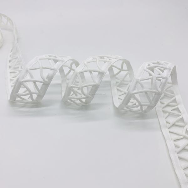 40mm Nylon spandex elastic band soft mesh webbing for underwear with waist belt belly band