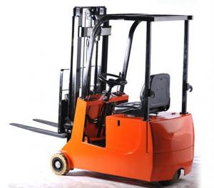 Quality 1 Ton Capacity Small 3 Wheels Electric Forklift Max. Lifting Height 90mm for sale