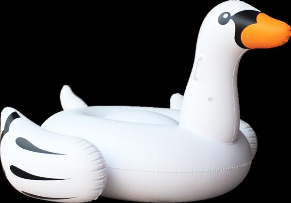 Buy Giant Inflatable Swan Pool Float Giant Swan Ride On at wholesale prices