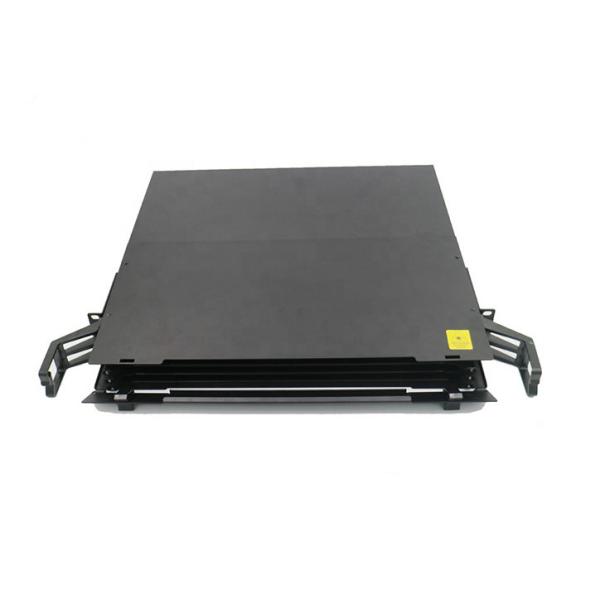 Buy 144 Fibers 1U UHD MPO Patch Panel Optical Distribution Frame Up to 12 Modules ODF at wholesale prices