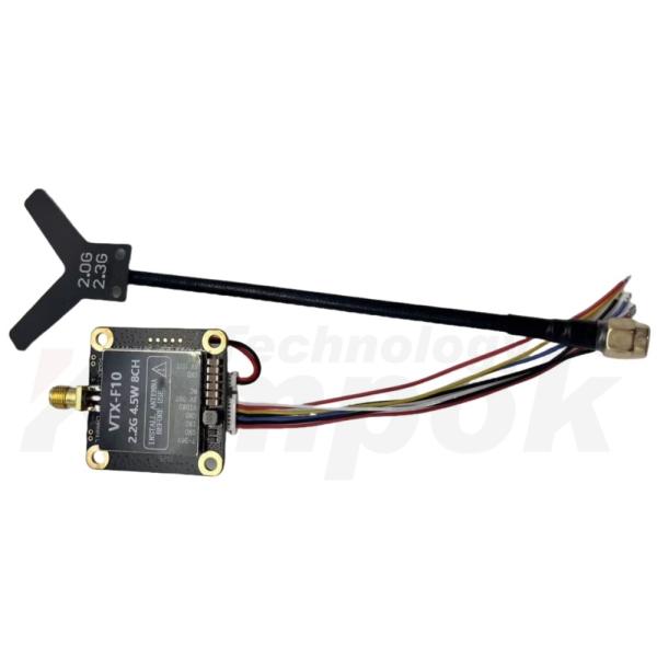 2.2G 4.5W UAV VTX Drone Accessories Long-Distance Aircraft Simulation Transmitter 2.2G VTX