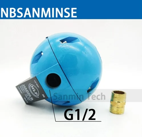 NBSANMINSE G 1/2 SR20B Round Ball Float Drainage Device Auto Drain for Air Compressor Drain Valve