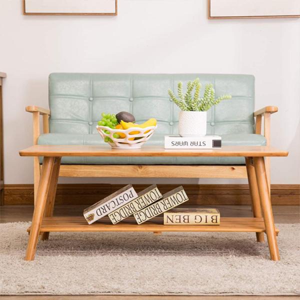 Multifunctional Solid Bamboo Furniture Simple and Modern Coffee Table for Small Homes