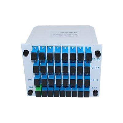 Buy FTTH Network LGX PLC Splitter 1x32 Optical Splitter Single Mode at wholesale prices