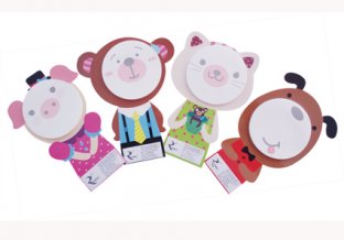 OEM animal shape notepad Custom Sticky Notes