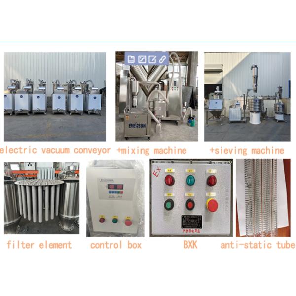 Electric Pneumatic Vacuum Conveyor automatically transfer the material to the hopper