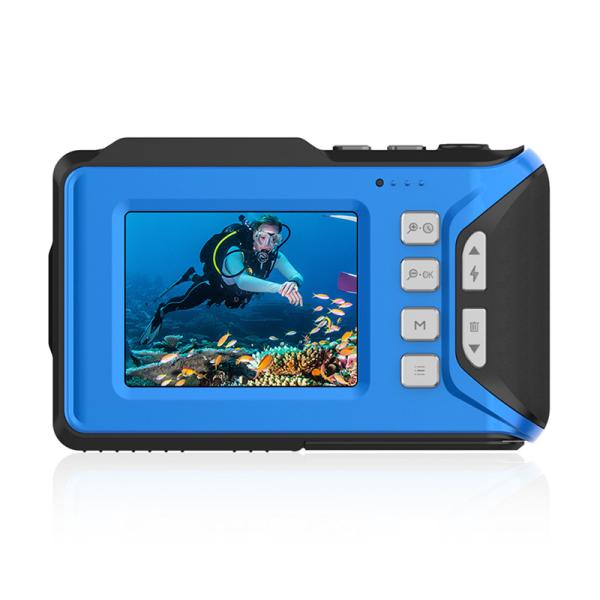 Buy Real 4K Waterproof Video Camcorder USB 2.7" Dual Screen Zoom Function Mini DV at wholesale prices