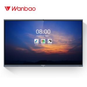 Quality 86 Inch Interactive Flat Panel Multi Touch Screen Interactive Smart Board LED LCD for sale