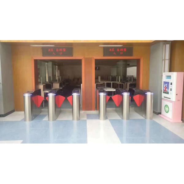 Waist Height Turnstile Access System , 304 Stainless Steel Tripod Turnstile Gate