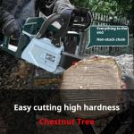 Efficient And Fuel-efficient Two-stroke Logging Saw With Damping System