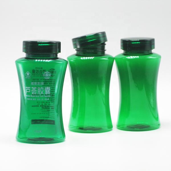 Design PET Collect Waist Bottle for Dietary Nutrition Supplement Capsule Pill Tablet
