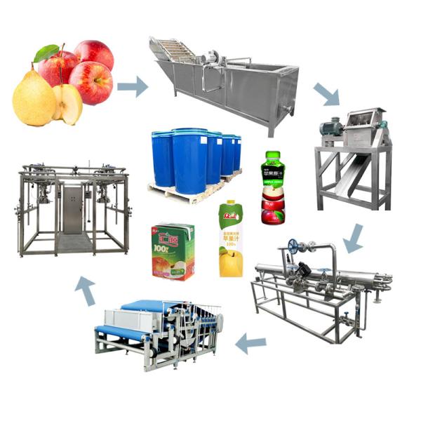 Apple Processing Line Multifunctional NFC Juice Concentrate Juice Beverage