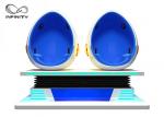 INFINITY Attractive Interactive 9D Egg VR Cinema , Blue & White 9D Cinema
