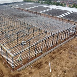 Prefab Steel Structure Building Q235B Q355B with 50-Year Lifespan