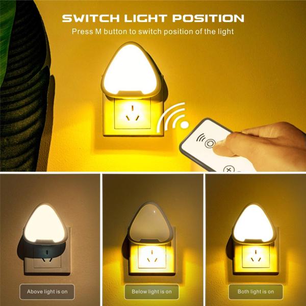 Plug in Remote Control timer Setting led Night Light for Kids