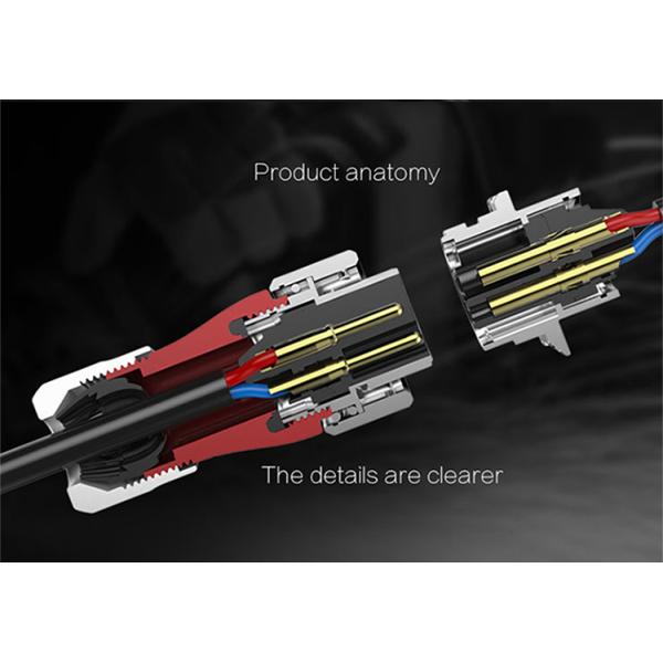 CNLINKO DH24 2 3 4 5 7 9 12 Pin Power Connector IP68 Waterproof Connector