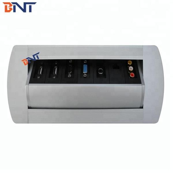 Buy Manual rotating conference table socket outlet with multiple power plug at wholesale prices