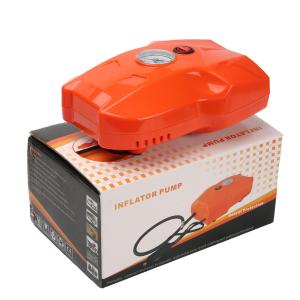China 12V Portable Tire Inflator With Gauge Inflatable Head Switchable on sale